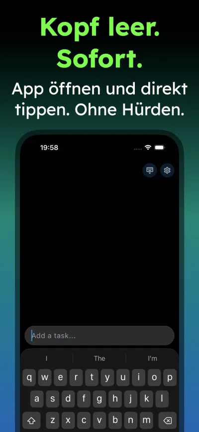 ADHS Planer: BlipTask – Screenshot 1