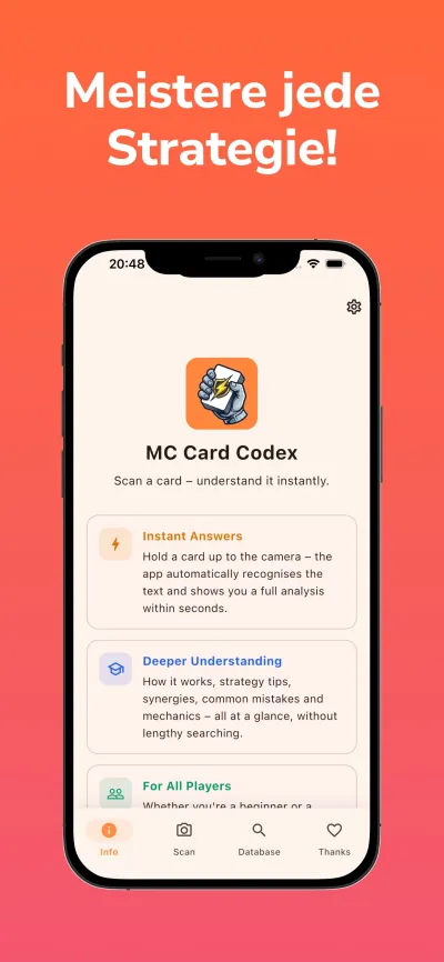 MC Card Codex: LCG Deck Begleiter – Screenshot 1